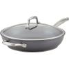 image:imageAnolon Accolade Forged Hard Anodized Cookware Pots and Pans Set 12 Piece  Moonstone Gray amp Accolade Forged Hard Anodized Deep Frying PanSkillet with Helper Handle and Lid12 Inch  Moonstone Gray