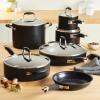 image:imageAnolon Advanced Home Hard Anodized 11Piece Cookware SetOnyx