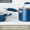 image:imageAnolon Advanced Home HardAnodized Nonstick Open Stock Cookware Woks 14Inch Covered Wok Indigo