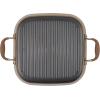 image:imageAnolon Advanced Nonstick 2in1 Deep Square Grill Pan and Square Roaster Cookware Set 11 Inch  Umber
