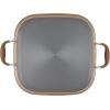 image:imageAnolon Advanced Nonstick 2in1 Deep Square Grill Pan and Square Roaster Cookware Set 11 Inch  Umber
