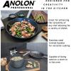image:imageAnolon Professional Hard Anodised Cookware Set Set of 6  Black20cm