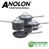 image:imageAnolon Professional Hard Anodised Cookware Set Set of 6  Black5 pieces