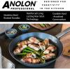 image:imageAnolon Professional Hard Anodised Cookware Set Set of 6  Black5 pieces