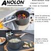 image:imageAnolon Professional Hard Anodised Cookware Set Set of 6  Black5 pieces