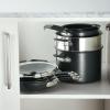 image:imageAnolon SmartStack HardAnodized Nesting Pots and Pans SetCookware Set 10Piece Black