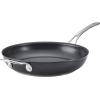 image:imageAnolon X Hybrid Nonstick Frying PanSkillet with Helper Handle 12 Inch Dark Gray amp X Glass Replacement Lid for Hybrid Nonstick Cookware Pots and Pans 10 Inch