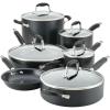 image:imageAnolon Advanced Home Hard Anodized 11Piece Cookware SetOnyx