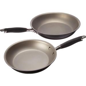 image:imageAnolon Advanced HardAnodized Nonstick French Skillet 10 amp 12  inch Pewter