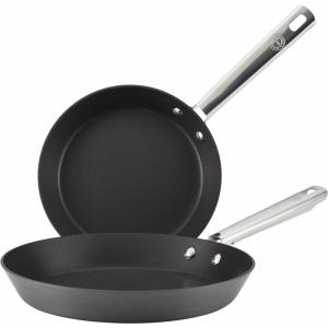 image:imageAnolon Professional Hard Anodised Cookware Set Set of 6  Black2028 cm