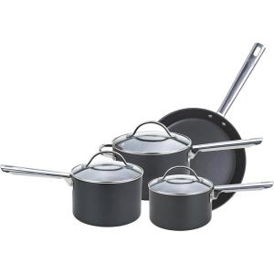 image:imageAnolon Professional Hard Anodised Cookware Set Set of 6  Black4 piece set
