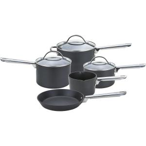 image:imageAnolon Professional Hard Anodised Cookware Set Set of 6  Black5 pieces