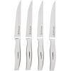 image:imageAnolon X 4 Piece Steak Knife Set Japanese Stainless Steel Four 5Inch Serrated Steak Knives  Polished Stainless Steel