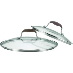 image:imageAnolon Advanced 2 Piece Lid Set  10 Inch and 12 Inch ClearGlass