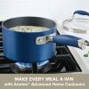 image:imageAnolon Advanced Home HardAnodized Nonstick Saucepan 2Quart Indigo