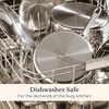 image:imageAnolon EverLast TriPly Clad Stainless Steel Dishwasher Safe Induction Ready 11Piece Cookware Set  Stainless SteelStainless Steel