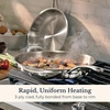 image:imageAnolon EverLast TriPly Clad Stainless Steel Dishwasher Safe Induction Ready 11Piece Cookware Set  Stainless SteelStainless Steel