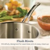 image:imageAnolon EverLast TriPly Clad Stainless Steel Dishwasher Safe Induction Ready 11Piece Cookware Set  Stainless SteelStainless Steel
