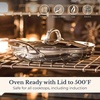 image:imageAnolon EverLast TriPly Clad Stainless Steel Dishwasher Safe Induction Ready 11Piece Cookware Set  Stainless SteelStainless Steel