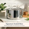 image:imageAnolon EverLast TriPly Clad Stainless Steel Dishwasher Safe Induction Ready 11Piece Cookware Set  Stainless SteelStainless Steel