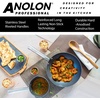 image:imageAnolon Professional Stirfry26cmPremium Non Stick Stir Fry pan Aluminium Cookware  Oven and Dishwasher Safe HardAnodized Aluminum Black 46 x 265 x 8 cm26cm