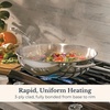 image:imageAnolon EverLast TriPly Clad Stir Fry with Helper Handle 125Inch Stainless Steel