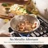 image:imageAnolon EverLast TriPly Clad Stir Fry with Helper Handle 125Inch Stainless Steel