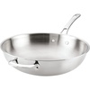 image:imageAnolon EverLast TriPly Clad Stir Fry with Helper Handle 125Inch Stainless Steel