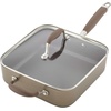 image:imageAnolon 83866 Advanced Hard Anodized Nonstick Saute Pan  Frying Pan  Square Fry Pan with Helper Handle 4 QuartBronze BrownBronze