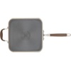 image:imageAnolon 83866 Advanced Hard Anodized Nonstick Saute Pan  Frying Pan  Square Fry Pan with Helper Handle 4 QuartBronze BrownBronze