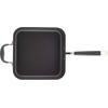image:imageAnolon Advanced Hard Anodized Nonstick Saute Square Fry Pan with Helper Handle 4 Quart Graphite Gray83862Graphite Gray