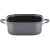 image:imageAnolon Advanced Home HardAnodized Nonstick Two Step Meal Set 11 Deep Square Grill Pan amp 7 Qt Roaster Moonstone