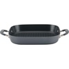 image:imageAnolon Advanced Home HardAnodized Nonstick Two Step Meal Set 11 Deep Square Grill Pan amp 7 Qt Roaster Moonstone