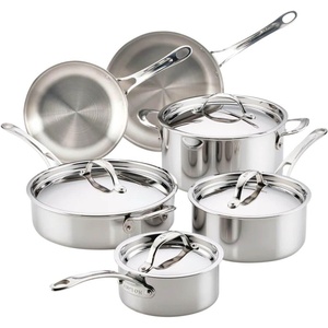 image:image10Piece Stainless Steel Cookware Set by Anolon
