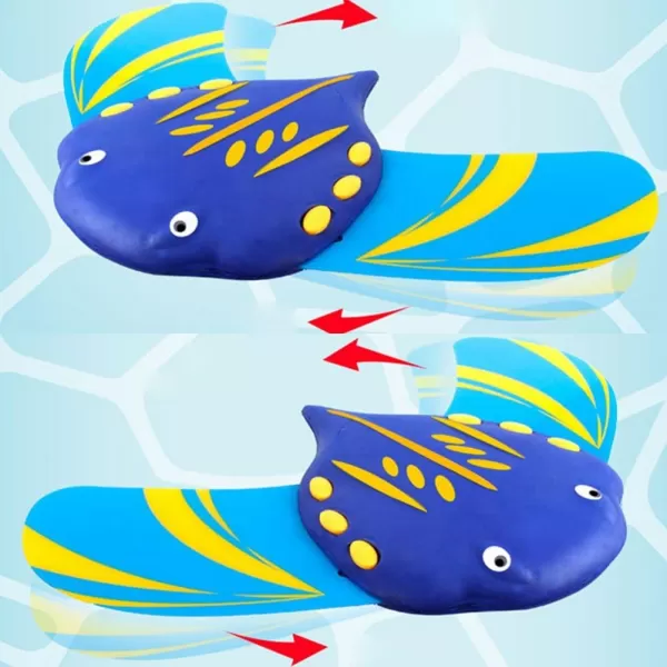 AQUA Stingray Underwater Glider, Swimming Pool Toy, Self-Propelled, Adjustable Fins, Travels up to 60 Feet, Dive and Retrieve Pool Toy