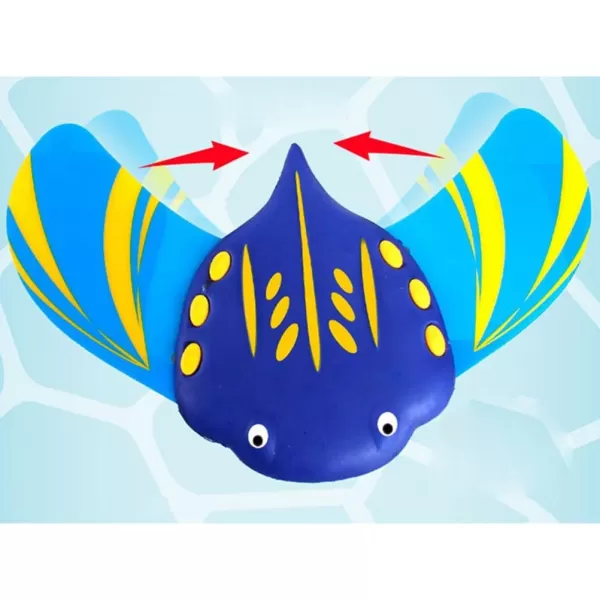 AQUA Stingray Underwater Glider, Swimming Pool Toy, Self-Propelled, Adjustable Fins, Travels up to 60 Feet, Dive and Retrieve Pool Toy