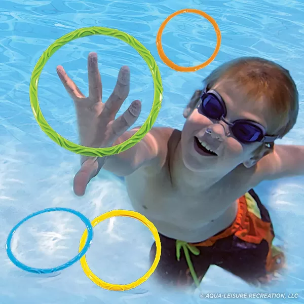 AQUA Stingray Underwater Glider, Swimming Pool Toy, Self-Propelled, Adjustable Fins, Travels up to 60 Feet, Dive and Retrieve Pool Toy