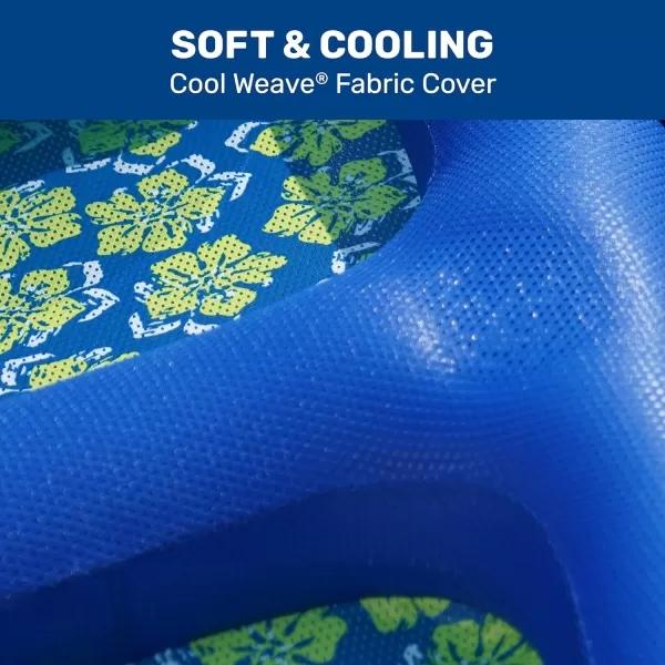 Aqua Ultimate 2-in-1 Pool Float Lounge – Extra Large – Inflatable Pool Floats for Adults with Adjustable Backrest &amp; Cupholder Caddy – Multiple Colors/Styles