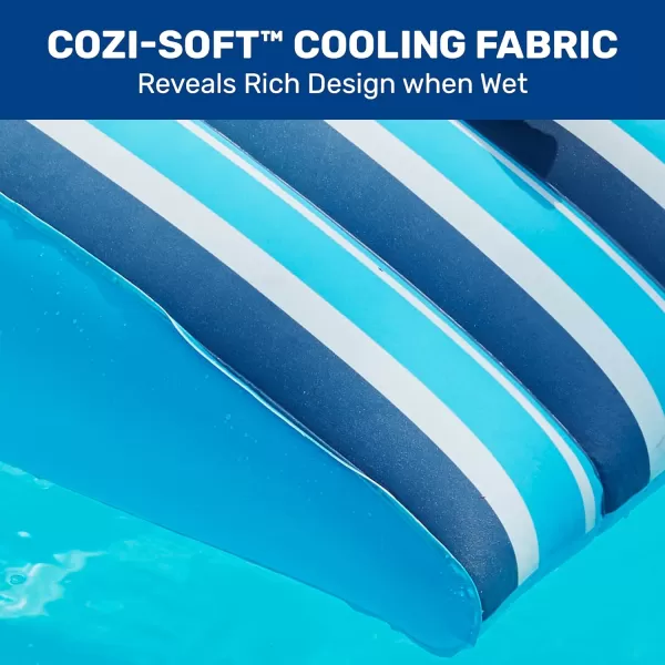 Aqua Ultimate 2-in-1 Pool Float Lounge – Extra Large – Inflatable Pool Floats for Adults with Adjustable Backrest &amp; Cupholder Caddy – Multiple Colors/Styles