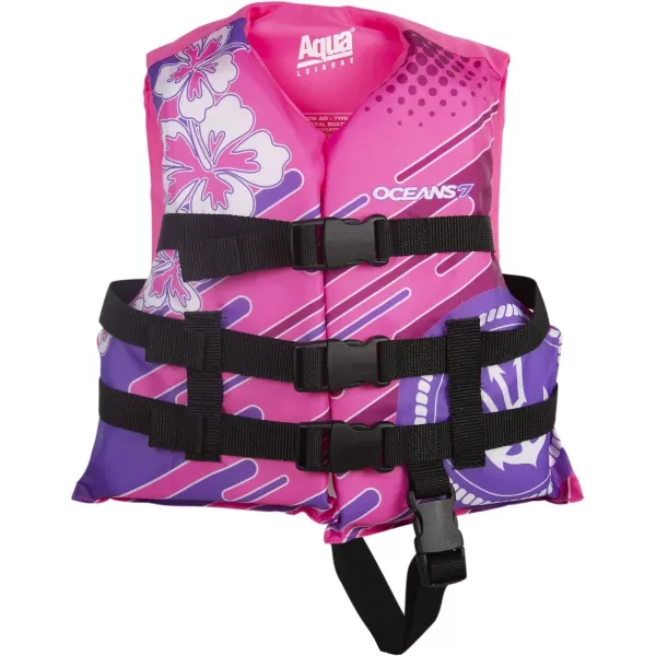 Oceans 7 US Coast Guard Approved, Infant-Child-Youth Life Jacket Vest – Sizes for 8-90 lbs. – Type III Vest, PFD, Personal Flotation Device