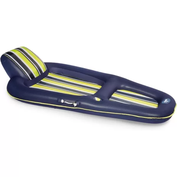 Aqua Ultimate 2-in-1 Pool Float Lounge – Extra Large – Inflatable Pool Floats for Adults with Adjustable Backrest &amp; Cupholder Caddy – Multiple Colors/Styles