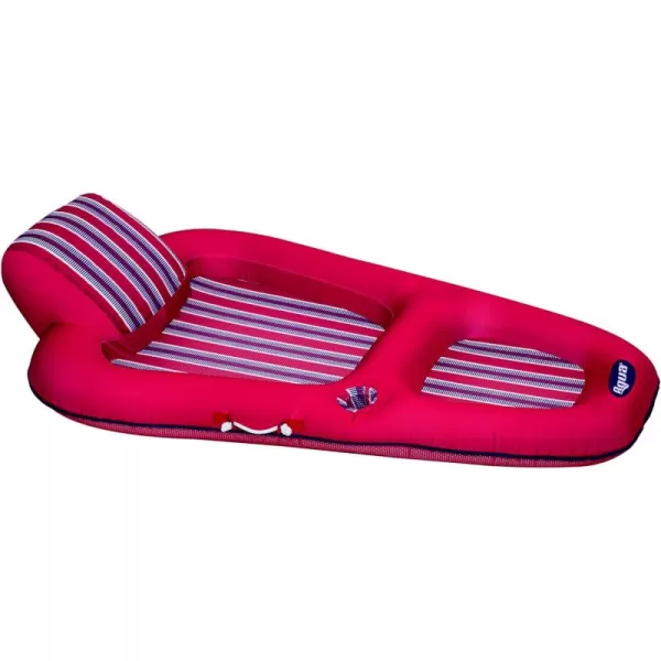 Aqua Ultimate 2-in-1 Pool Float Lounge – Extra Large – Inflatable Pool Floats for Adults with Adjustable Backrest &amp; Cupholder Caddy – Multiple Colors/Styles