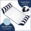 imageAqua 4in1 Monterey Hammock Pool Float ampamp Water Hammocks  234 Multipacks  Multiple ColorsStyles  for Adults and Kids FloatingBlue Navy  Hammock