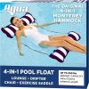 imageAqua 4in1 Monterey Hammock Pool Float ampamp Water Hammocks  234 Multipacks  Multiple ColorsStyles  for Adults and Kids FloatingBlue Navy  Hammock