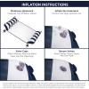 imageAqua 4in1 Monterey Hammock Pool Float ampamp Water Hammocks  234 Multipacks  Multiple ColorsStyles  for Adults and Kids FloatingLight Blue  NavyWhite