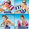 imageAqua 4in1 Monterey Hammock Pool Float ampamp Water Hammocks  234 Multipacks  Multiple ColorsStyles  for Adults and Kids FloatingNavy  Burgundy