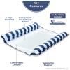 imageAqua 4in1 Monterey Hammock Pool Float ampamp Water Hammocks  234 Multipacks  Multiple ColorsStyles  for Adults and Kids FloatingNavy 12 Person XL Hammock