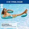 imageAqua Pool Chair Float Lounge for Adults  Multiple ColorsShapesStyles  for Adults and Kids FloatingGreen Mosaic