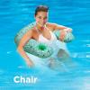 imageAqua Pool Chair Float Lounge for Adults  Multiple ColorsShapesStyles  for Adults and Kids FloatingMosaic 3in1 Pool Chair
