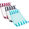 imageAqua 4in1 Monterey Hammock Pool Float ampamp Water Hammocks  234 Multipacks  Multiple ColorsStyles  for Adults and Kids FloatingLight Blue  Navy  BurgundyWhite Stripe